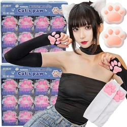 Cute 3D Cat Pad Paw Sleeves Sun Protection Kitten Cat Paw Sexy Lolita Cosplay Arm Sleeves Cat Meat Cushion Gloves Sun Sleeves