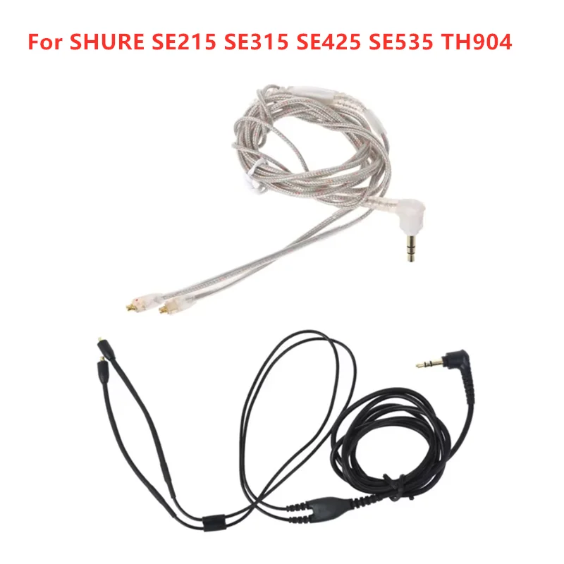 Аудиокабель для наушников преобразует для SHURE SE215 SE315 SE425 SE535 TH904 для MMCX с разъемом 3,5 мм, детали кабеля для наушников