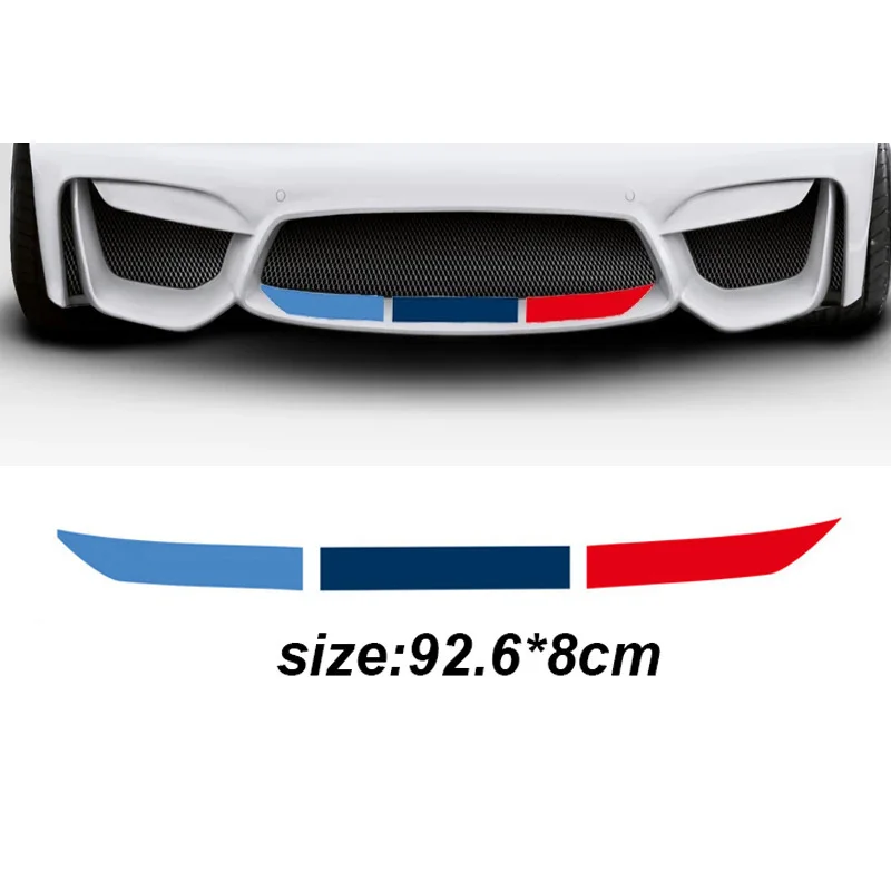 1セットフロント & リアの車のステッカーbmw M3 M5 E36 E39 E46 E60 E61 E64 E70 E71 E80 E85 E87 E90 E83 bmwアクセサリー