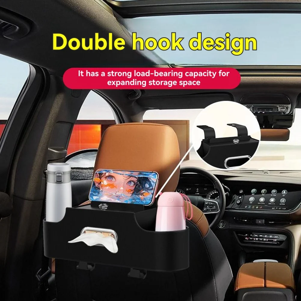 

Popular_Car Universal Cup Holder Storage Box Car Interior Accessories Brown