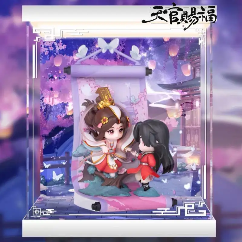 Genuine Heaven Official's Blessing Xie Lian Hua Cheng Action Figure Saburo Celestial Music Floating Painting Qversion Decoration