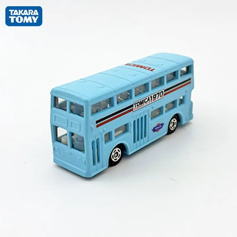 TAKARA TOMY No.90 LONDON BUS Auto Giocattoli in lega Veicolo a motore Pressofuso in metallo Modello Regalo per bambini Giocattoli per ragazzi