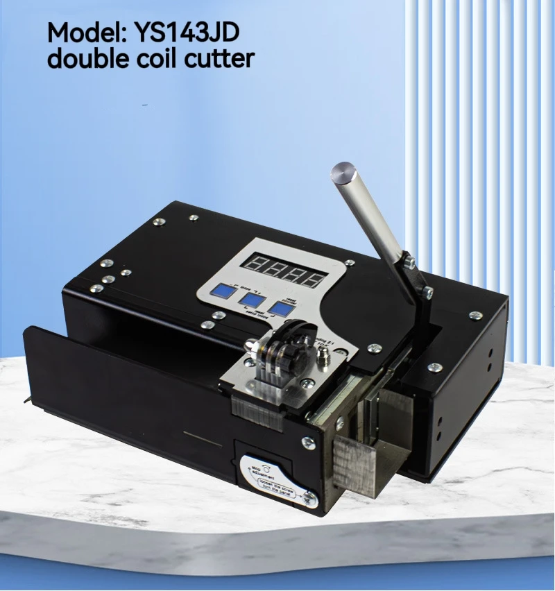 Double Coil Shearing Machine Digital Counting Binding Wire Cutter for Printing Shops