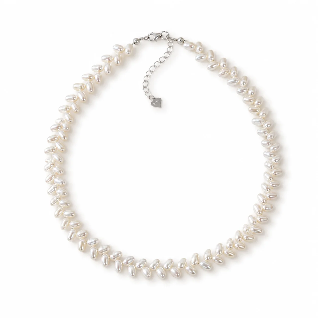 Pearl Choker Necklace Vintage - Natural Cultured Freshwater Pearl Necklace for