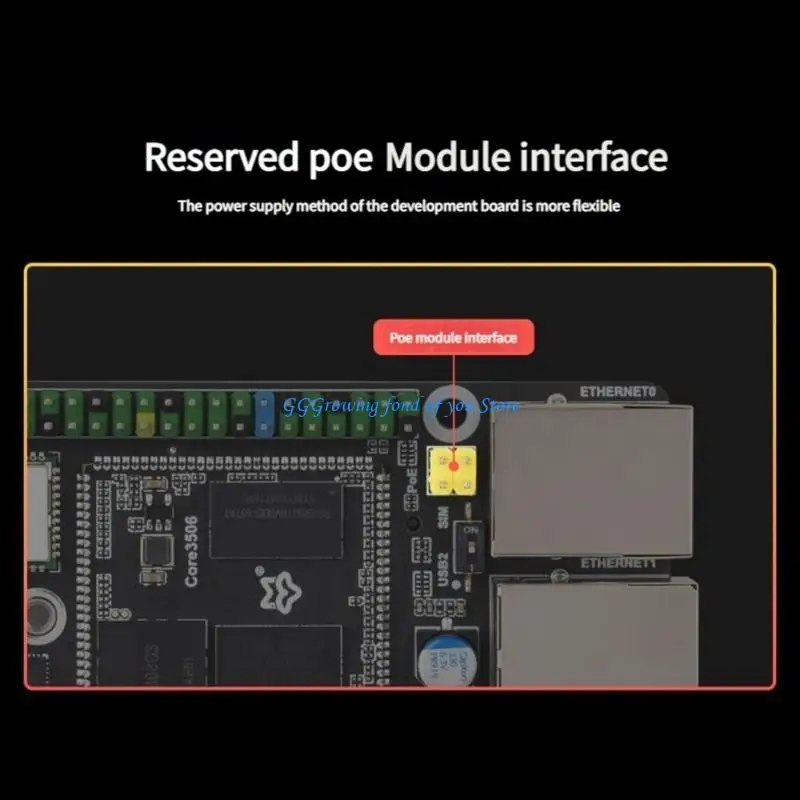 لوحة تطوير H9EB 3506 معالجة سريعة للاتصالات اللاسلكية وتكوين الذاكرة القابلة للتوسيع لـ Lyra Core3506 #5