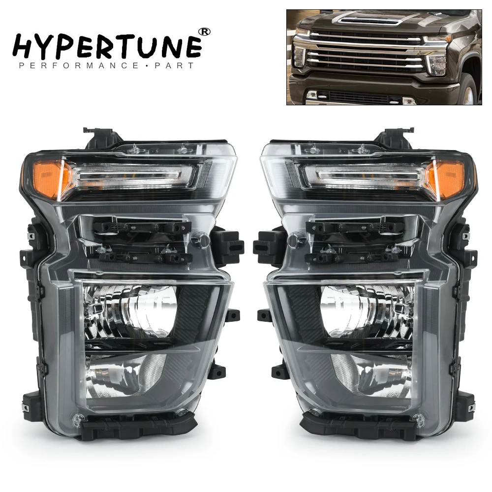 For 2020-2023 Chevy Silverado 2500HD 3500HD Left Driver / Right Passenger Halogen Headlight Headlamp 84738617 GM2503504