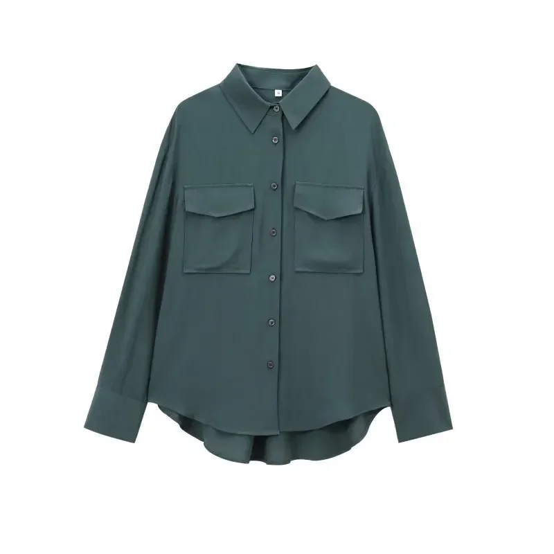 

Loose Blouses For Lady Autumn Women's Shirt Basics Vintage Blouse Long Sleeve Shirt Elegant Women's Luxury Blouses