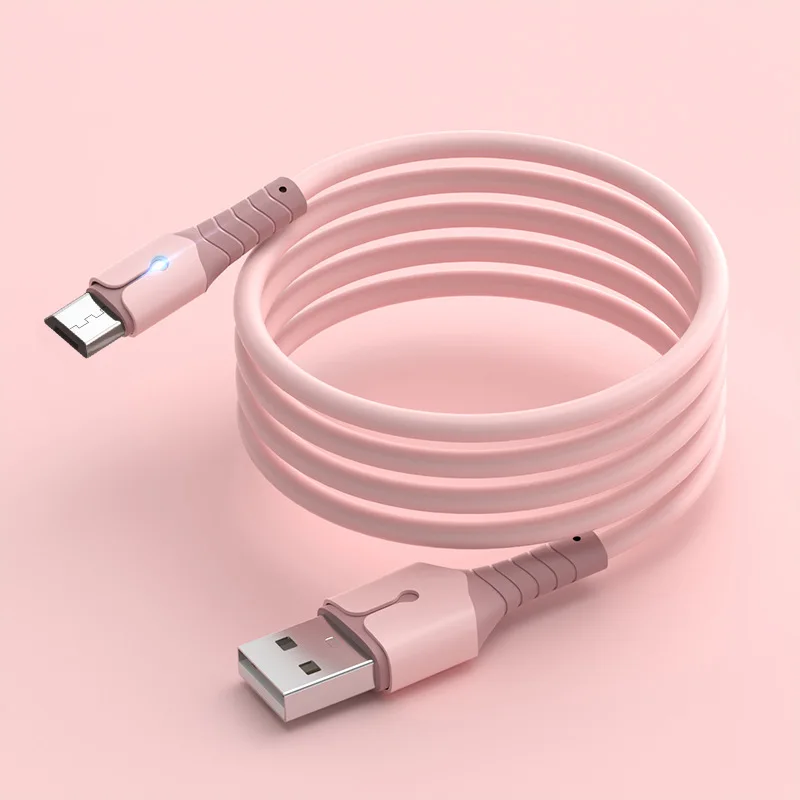 Liquid soft tape light data cable suitable for Android Type-C Xiaomi phone with extended USB fast charging cable