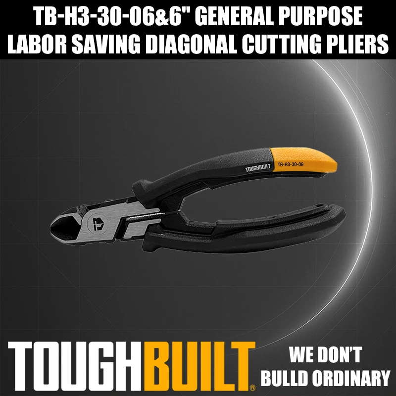 

TOUGHBUILT TB-H3-30-06 6-дюймовые универсальные легкозберегающие диагональные кусачки, ручные инструменты