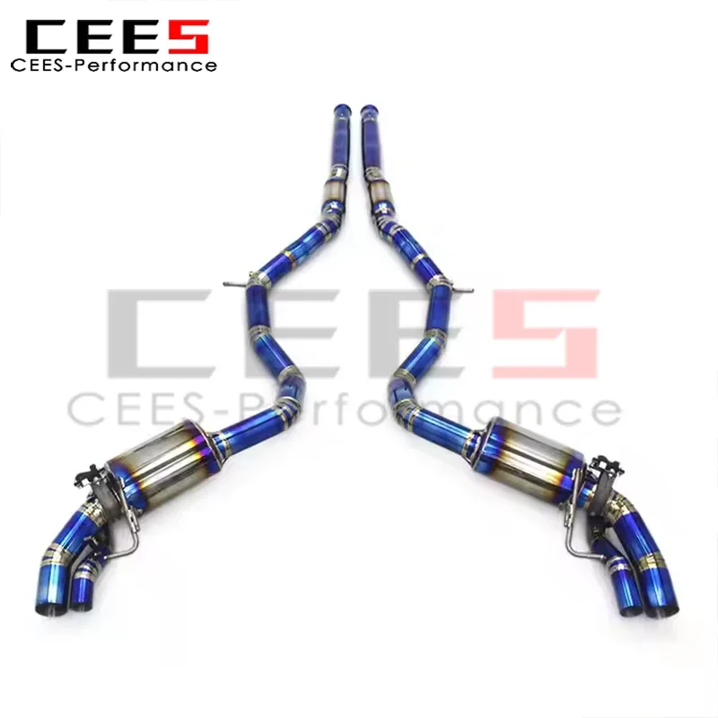 cees Catback Exhaust Pipes for Mercedes-Benz S500 Coupe 4.0T TWO DOORS 2015-2020 Performance Titanium Exhaust Muffler System