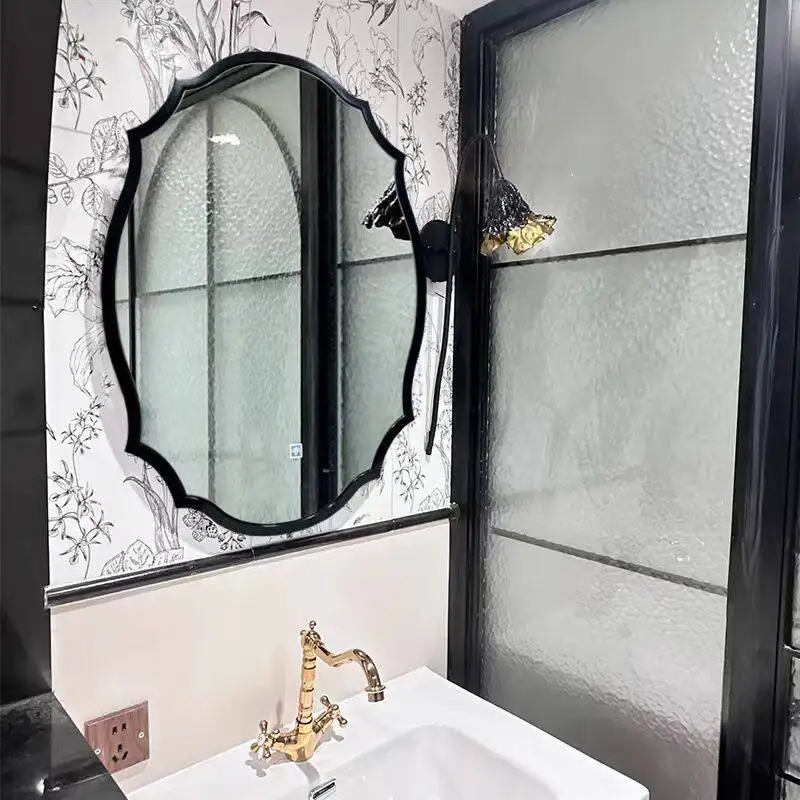 Nordic Luxury Mirror Living Room Modern Korean Style Girls Vintage Makeup Mirror Funky Aesthetic Spiegel Wand Home Decorations