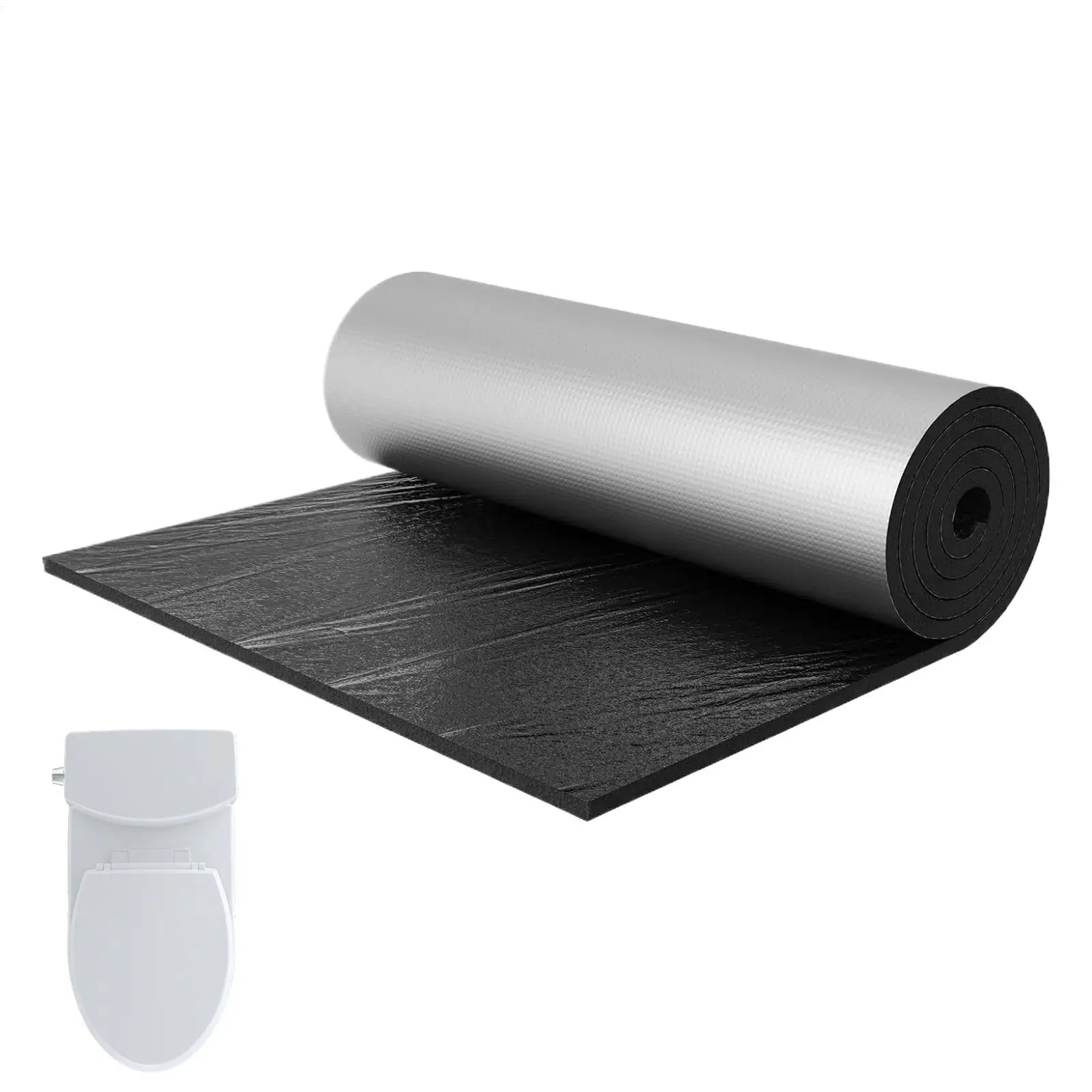 Toilet Water Tank Insulation Pad Toilet Tank Liner Waterproof Toilet Water Tank Kit With Aluminum Foil Self Adhesive Film