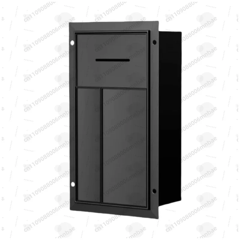 

304 stainless steel niche embedded trash can toilet hidden storage cabinet bathroom concealed toilet brush