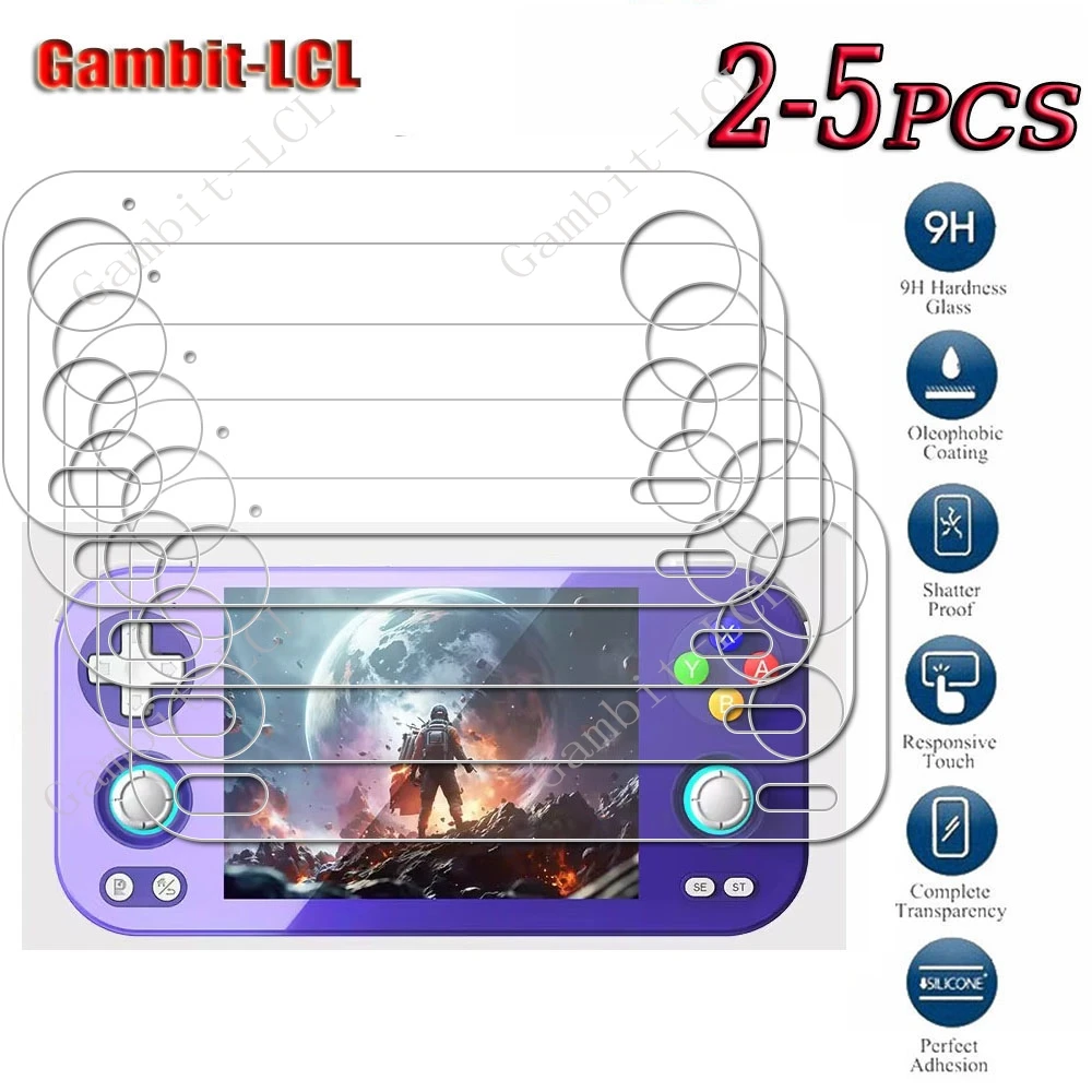 2-5PCS 9H HD Tempered Glass For Anbernic RG 476H RG476H Handheld Game Console ON AnbernicRG476H 4.7" Screen Protector Cover Film
