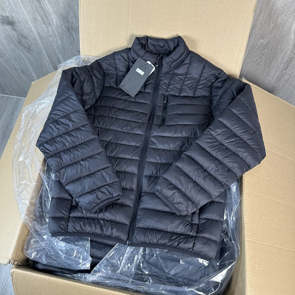 

Water-Resistant Warm Lightweight Stand-Collar Cotton Jaet for Men Breathable Autumn Winter Outerwear Faionable Urban Sle