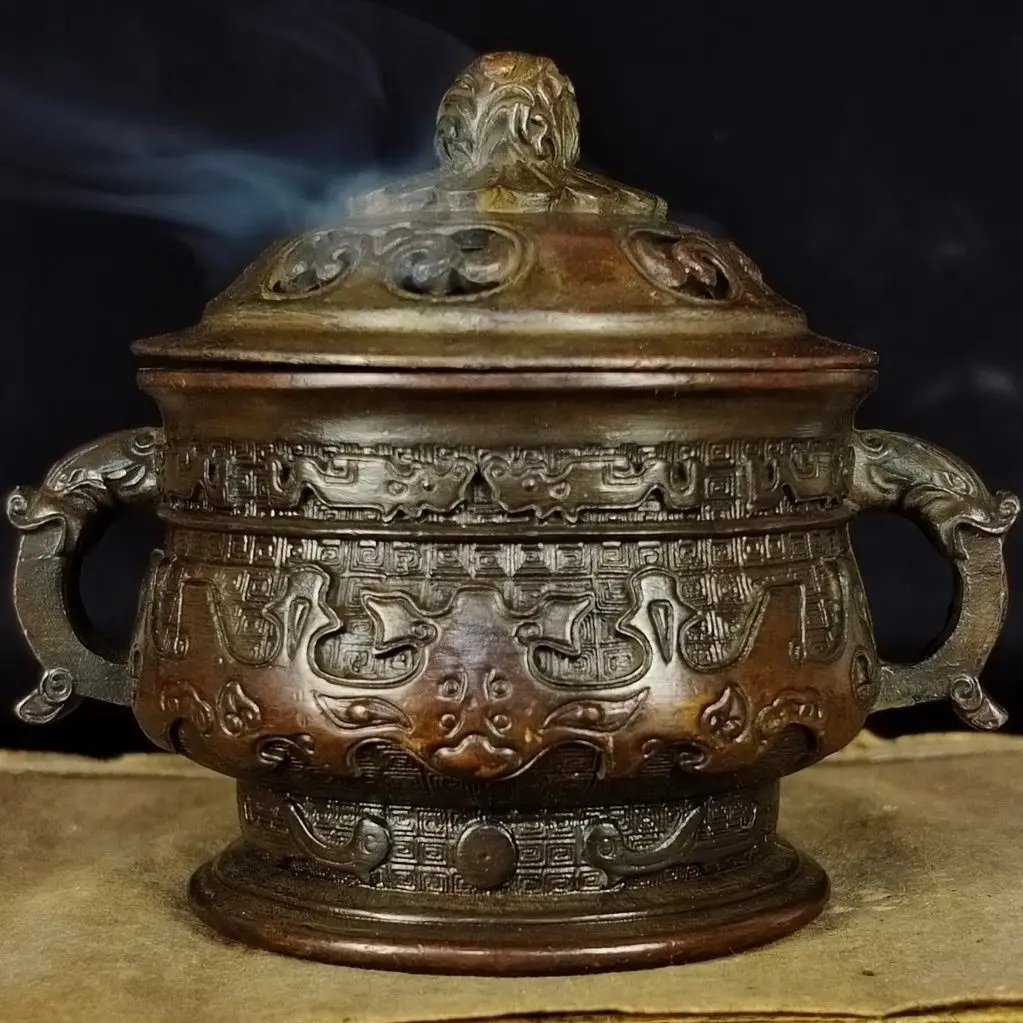 

Dragon ear furnace tower Incense Burner Statue for Tea Home Decor Ornaments