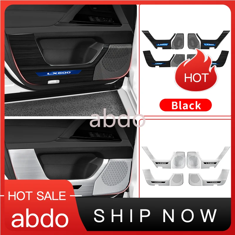 abdo For Toyota Lexus LX600 LX700 700 600 2022-2026 2025 Stainless Steel Car Door Protection Cover Interior Accessories Upgrade