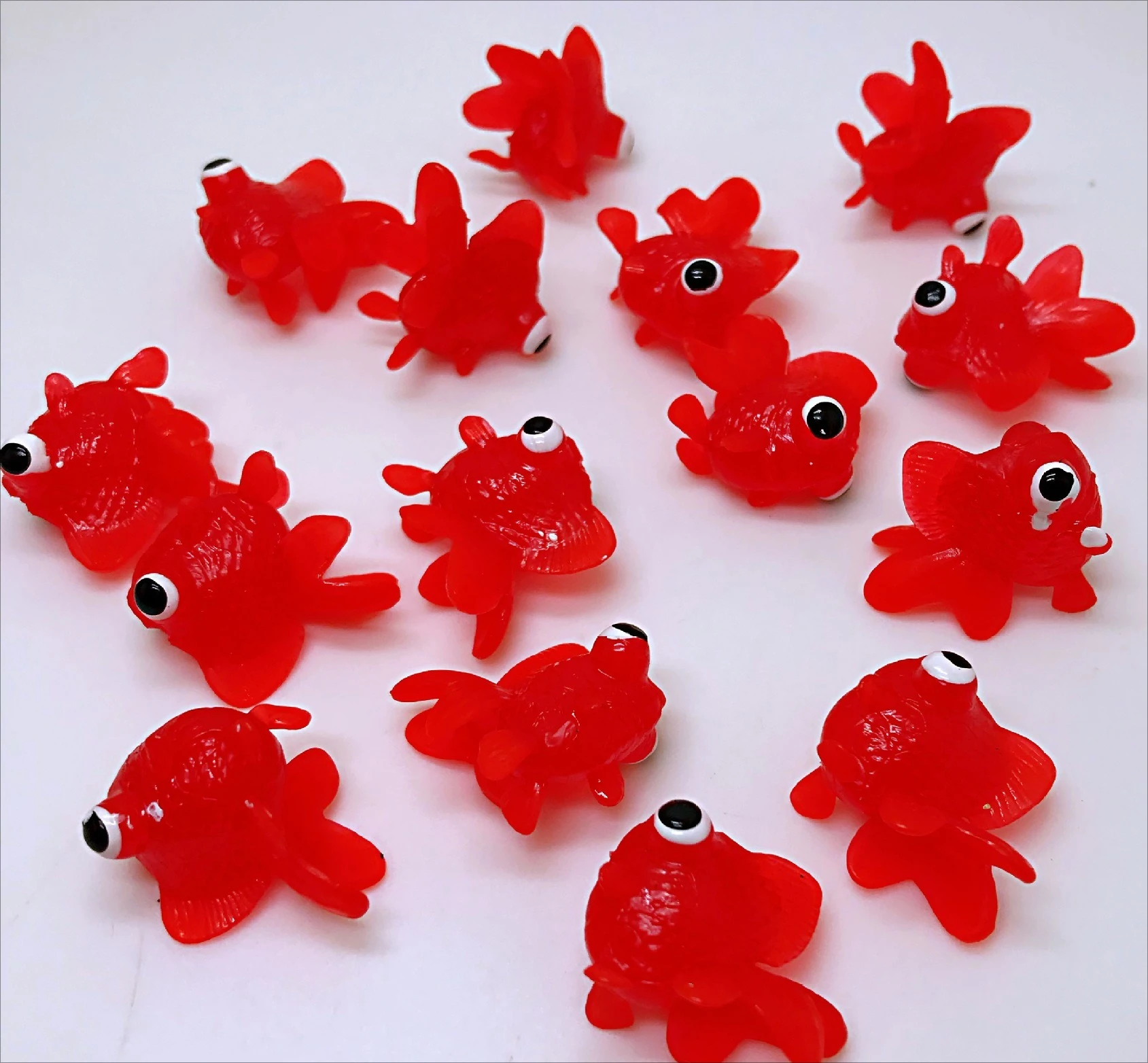 Kinder Badewanne Schwimmen Schwimmende Simulation Goldfisch Modell Weiche Gummi Marine Leben Wasser Puzzle Eltern-kind-Spielzeug Geschenk – Detail 9