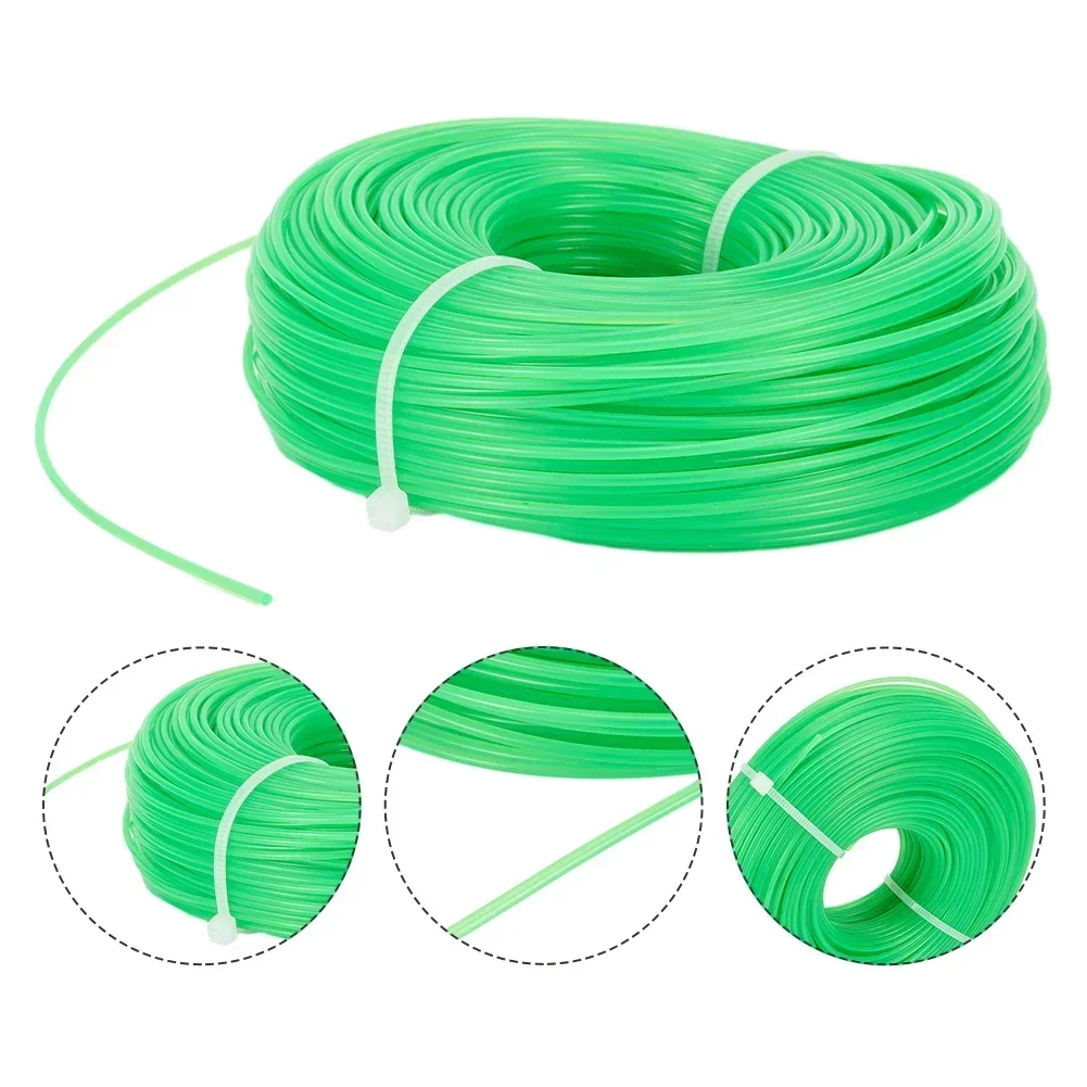 Imagem -03 - Transparente Nylon Grass Trimmer Linha Grass Trimmer Linha Casa e Jardim Food Lash Garden Grasstrimmer Linha 1.6 mm