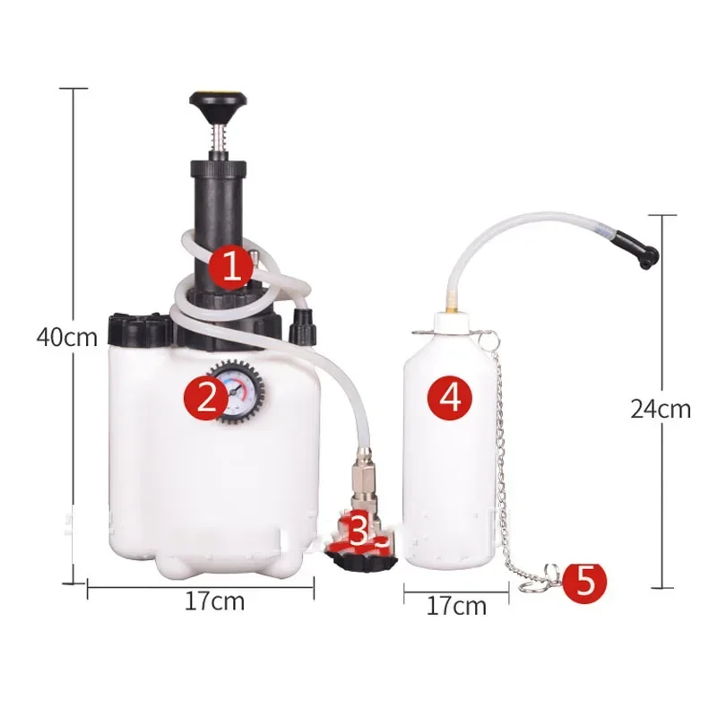 Manual Brake Bleeder Brake Bleed Pressure Brake Bleeder Kit  System Bleeder