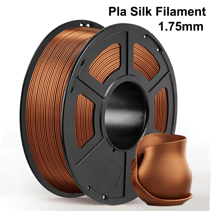 

250g 500g 1Kg PLA Silk Copper 3D Printer Filament 1.75mm Copper silk For 3D Printer Material pla Filament