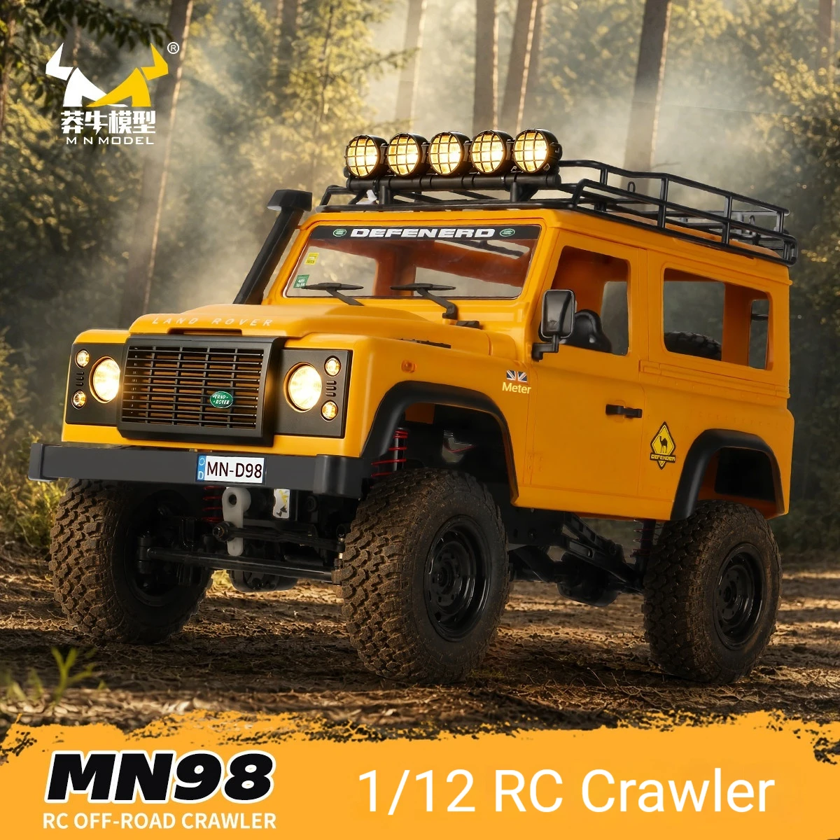 

Mn New Mn98 D90 4wd Rc Off Road Crawler Remote Control Climbing Car Land Rover Defender Camel Trophy Hobby Model