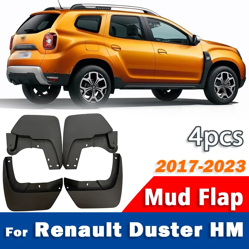2017-2023 ДЛЯ Renault Duster HM Dacia Брызговики Защитные накладки на крылья Защита от брызг Аксессуары для автомобиля 1 комплект 4 шт.
