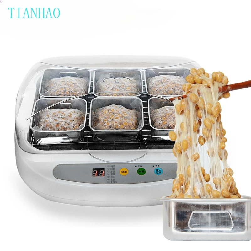 Máquina eléctrica automática para fermentación de vino, arroz y verduras encurtidas, tazas de acero inoxidable, yogur, fermentador Leben