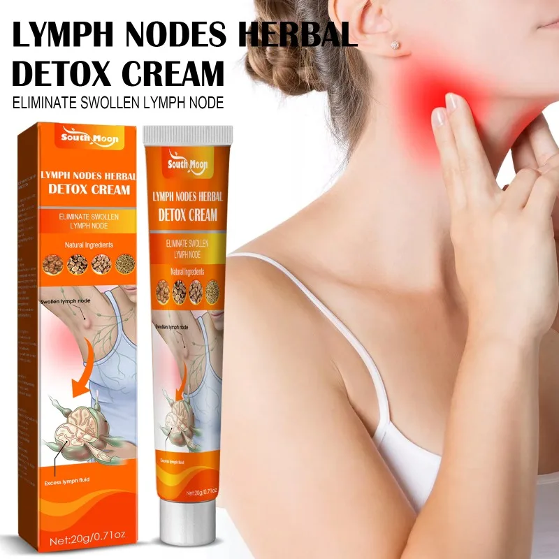 Lymphatic Health Care Ointment Detox Relieves Dredging Improves Neck Breast Armpit Anti-Swelling Lymph Node Repair Massage Cream