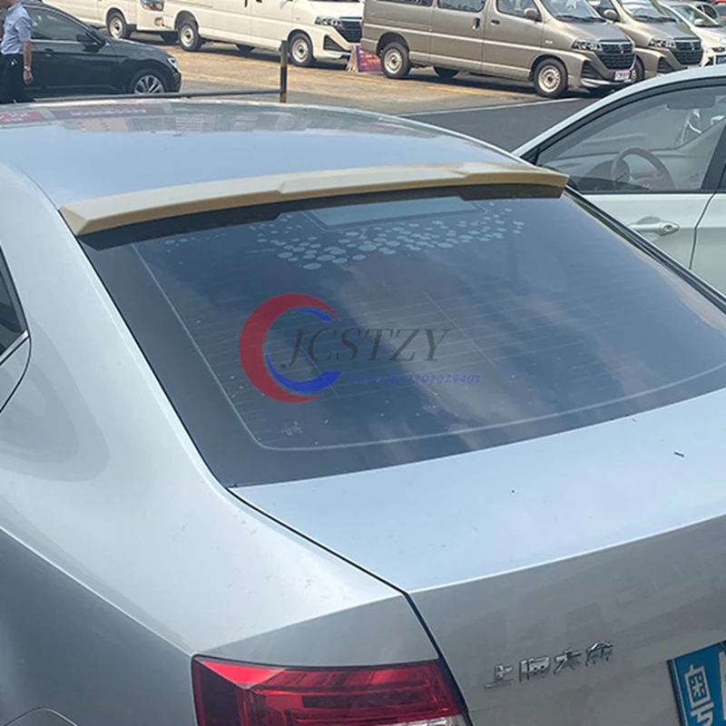 

Для Volkswagen Skoda Octavia 2015-2018 ABS неокрашенный цвет задний спойлер на крышу хвостовое крыло багажника крышка для губ автомобиля Стайлинг