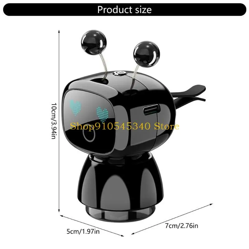 U2JA CAR REVFUSER ROBOT MAPOT MOPE AIR CLIP فريدة من نوعها لركوب منعش