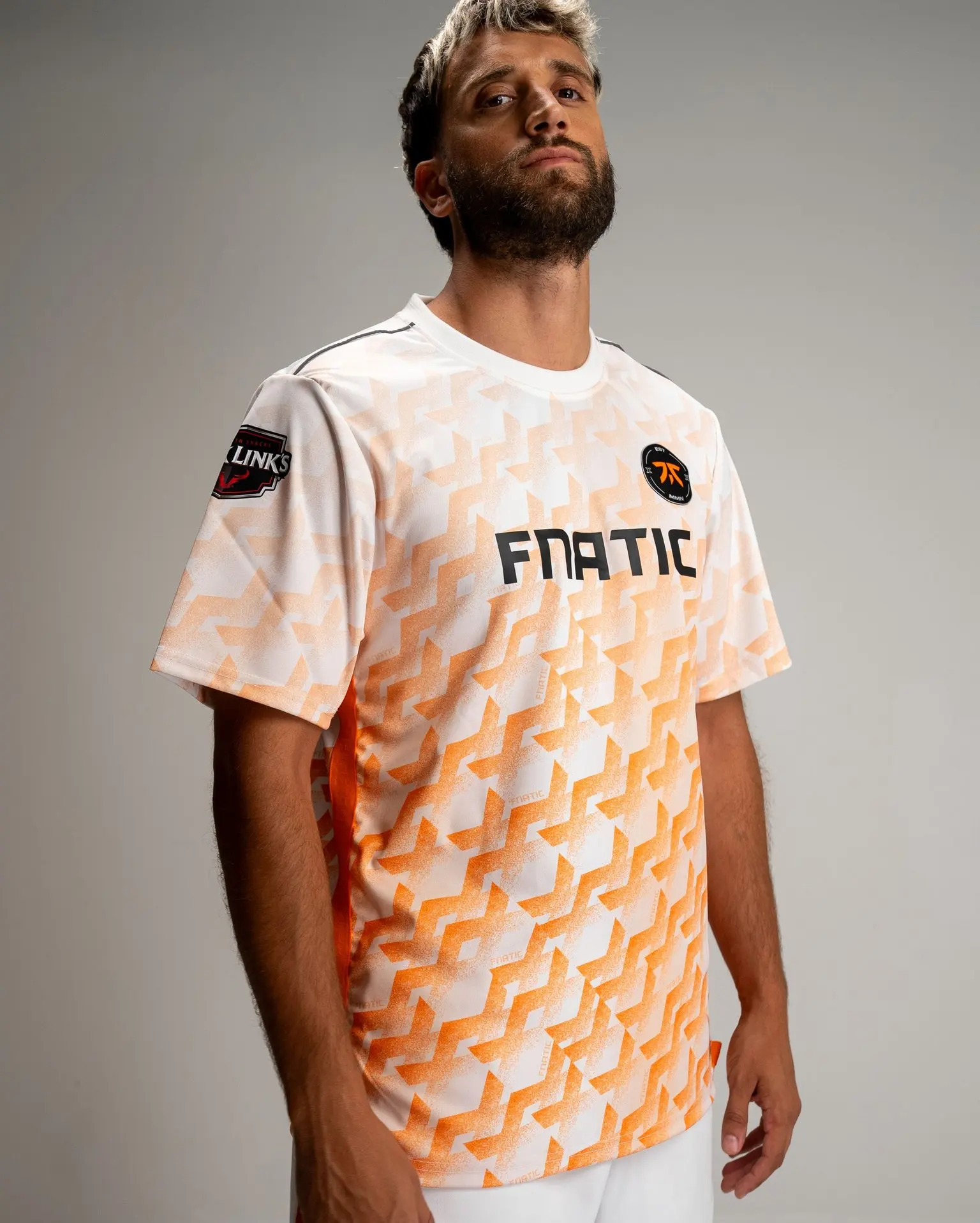 2024 New FNC E-sports Club Support Men's Jersey League of Legends CSGO2 Valorant Fashion Tops Fnatic Team Uniform T-shirts