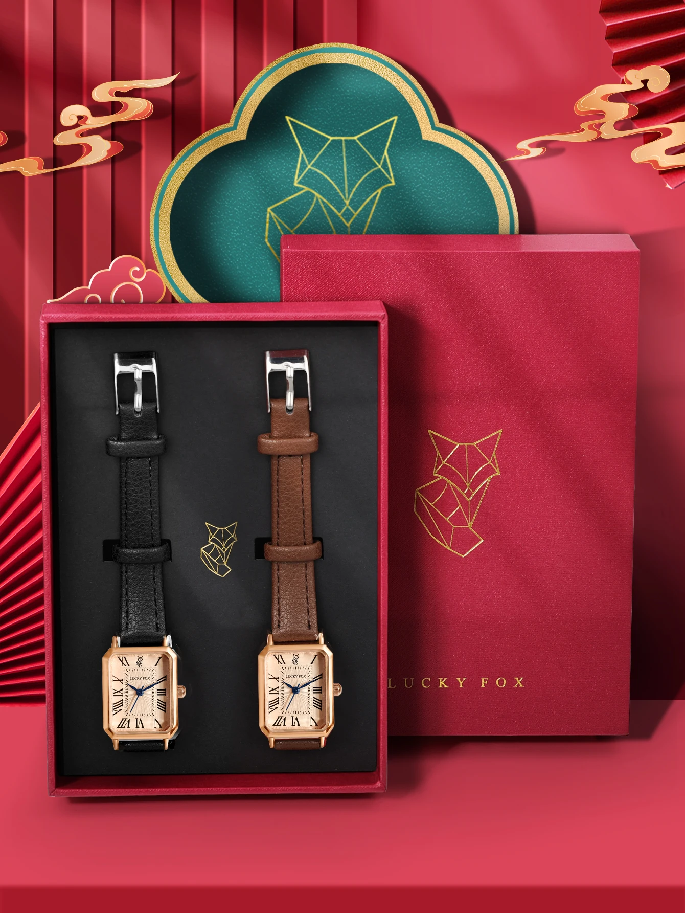 Luxury Gift Box Women Quartz Watch Soft Leather Band Elegant Ladies Wristwatch Birthday Valentine Wedding Gift For He RelojMujer