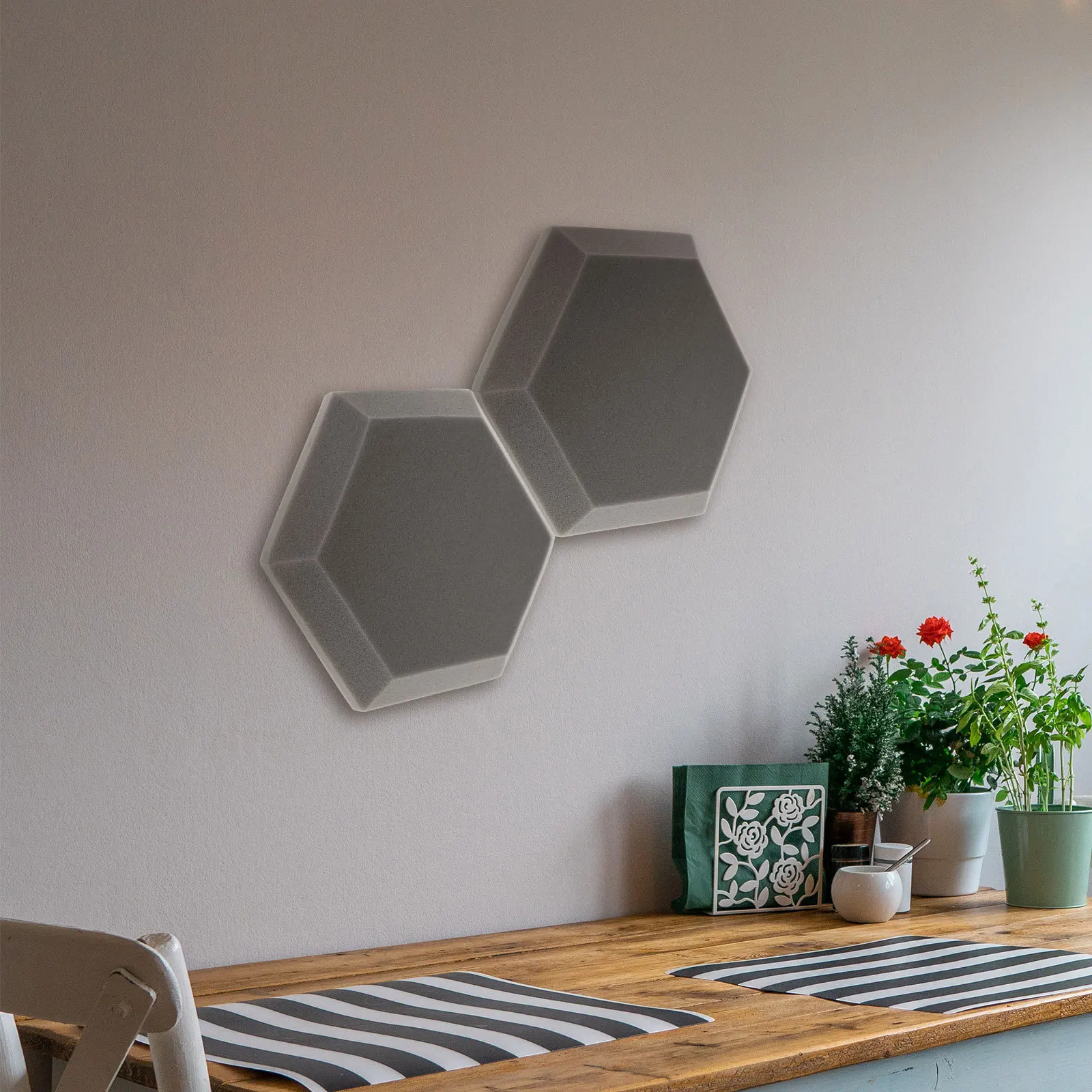 2 قطعة لوحات امتصاص الصوت مسدس داخلي عازل للصوت جدار الحصير الحد من الضوضاء لوحات عازلة للصوت الصوت برهان جدار حصيرة #6