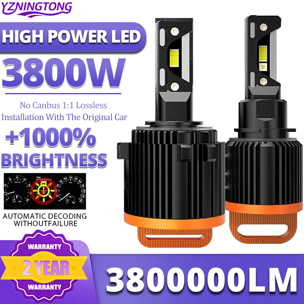 Car H7 LED Headlight Bulbs 3800W Automobiles H15 Led G2 Golf Headlamp Canbus Daytime Running Lights Fog Lamp for BMW Mercedes
