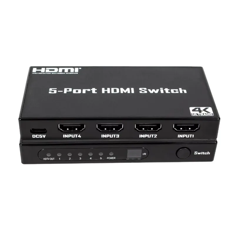 2025 New High Definition Switcher Three in One Out Four in One Out Five in One Out Converter Supports 4K Computers