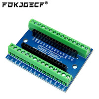 1PCS NANO V3.0 3.0 Controller Terminal Adapter Expansion Board NANO IO Shield Simple Extension Plate For Arduino AVR ATMEGA328P