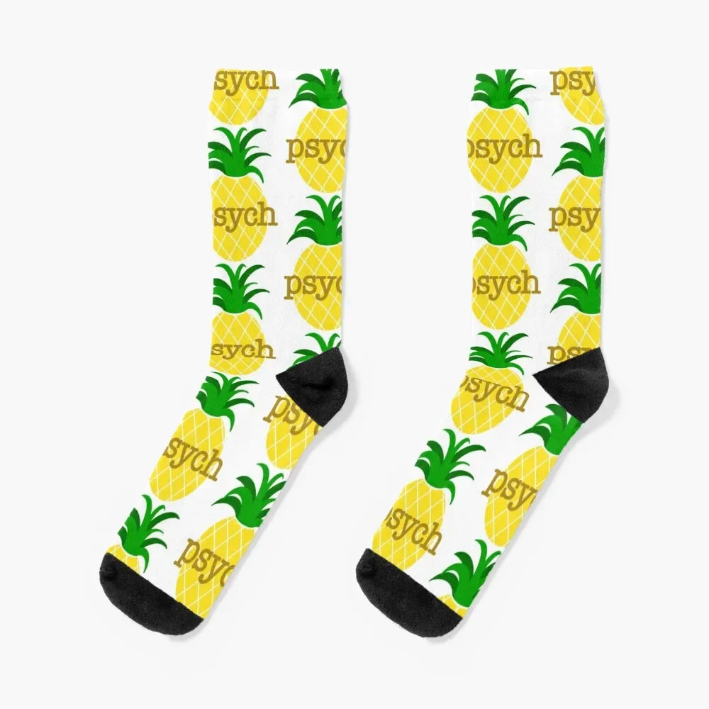 Psych Pineapple Socks loose hiking shoes Socks Girl Men's