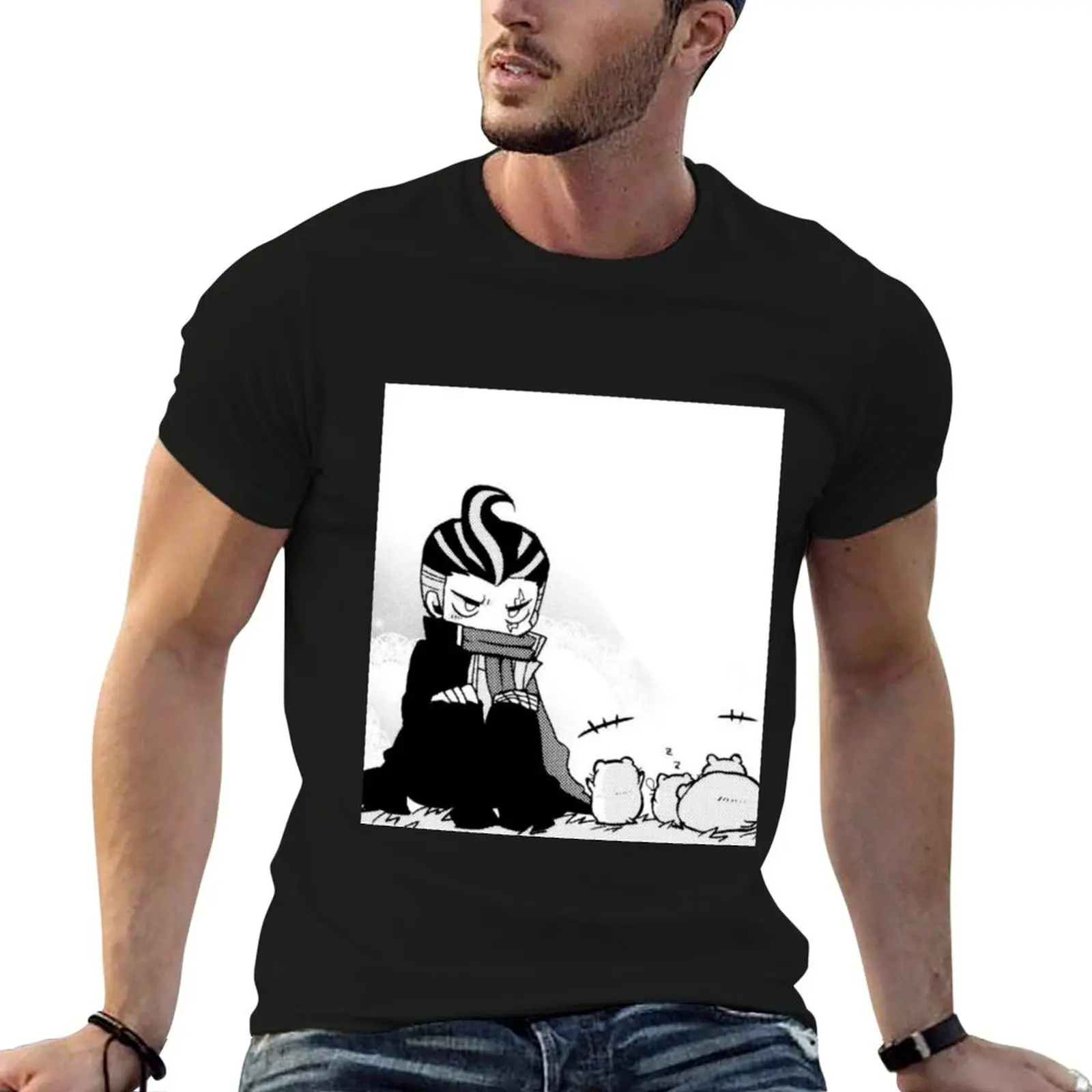 

Gundham Tanaka Danganronpa V2 T-Shirt t shirt man plain men t shirt cotton 100% T-Shirt