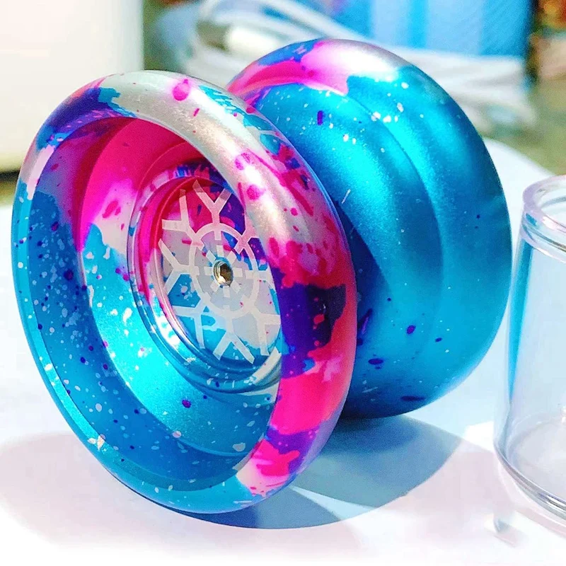 2 Pcs Unresponsive Yoyo,Professional Yoyo For Kids,Aluminum Beginner Yo-Yos Ball For Yoyos Players With 20 Yo Yo Strings