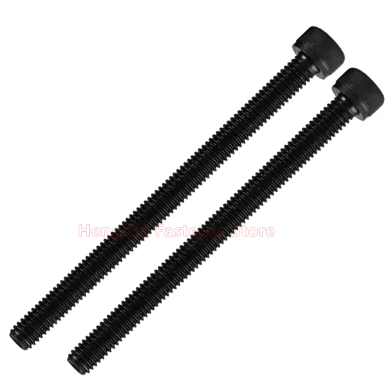 Extra Long M8-M30 Grade 12.9 Steel Hexagon Hex Socket Cap Allen Head Screw Bolt Length 260-500mm M10 M12 M14 M16 M18 M20 M24 M27