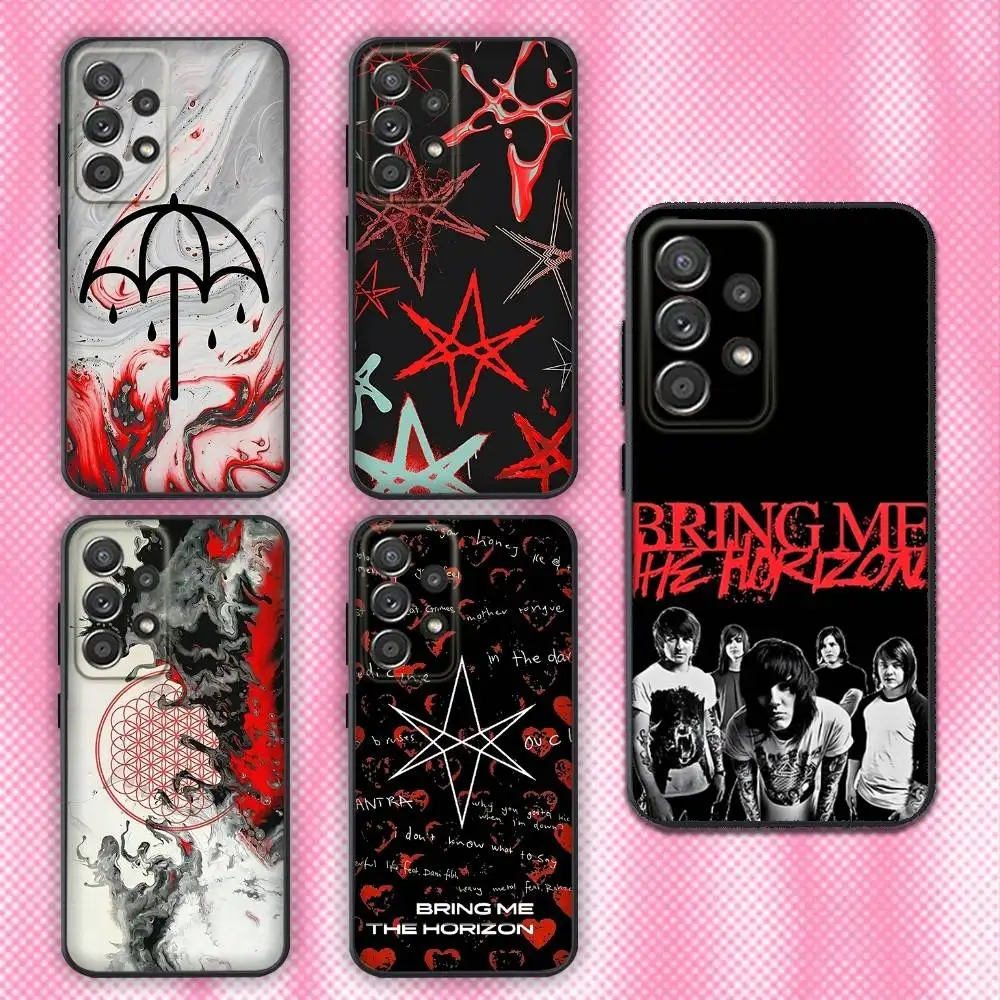 

Bring Me The H-HorizonS BMTH Phone Case For Samsung Galaxy A13,A21s,A22,A31,A32,A52,A53,A71,A80,Soft Black Shell