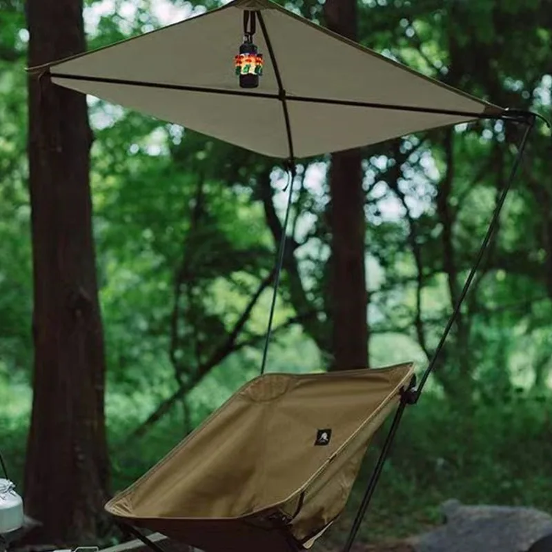 

Outdoor camping folding moon chair accessories sunshade beach chair deck chair folding canopy