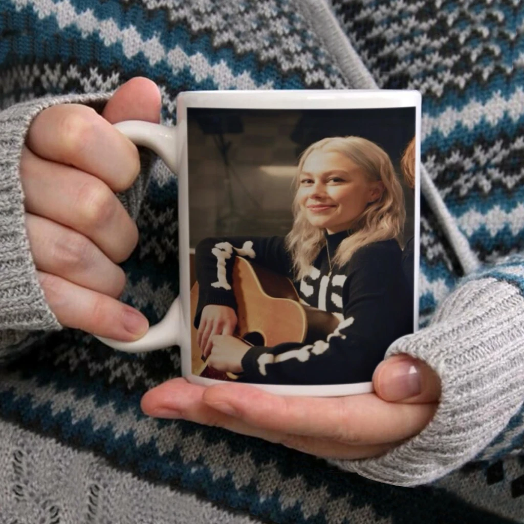 Singer Phoebe Bridgers Music Album Hot Songs Movie Ceramic Cup Coffee Oatmeal Breakfast Cup Creative Personality Mug