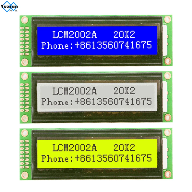 2002 20X2 wyświetlacz modułu LCD kompatybilny z I2C HD44780 5v TC2002A LMB202D WH2002A AC202A uwalnia statek — zdjęcie 2