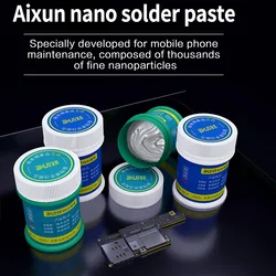 AiXun 50g Solder Paste 138 183 158 BGA CPU PCB Micorsoldering Mobile Repair Motherboard Dedicated Ball Planting Tin Welding