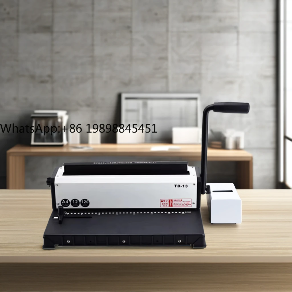 

High Quality Desktop Metal Calendar 34-Hole Double Coil Comb Binding Machine Manual Booklet Maker at Factory Price