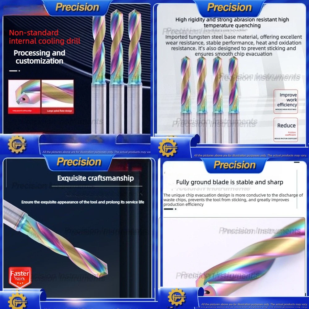 

Спиральное сверло с внутренним охлаждением из карбида для обрабатывающих центров с ЧПУ, высокоскоростное, с проточкой для охлаждающей жидкости, 2026
