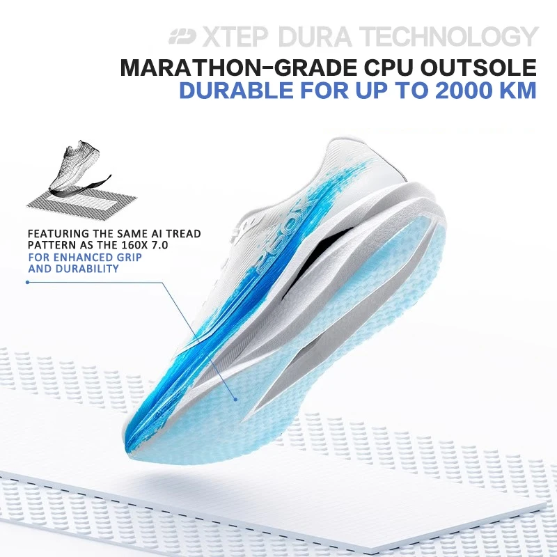 Xtep 260X 3.0 Running Shoes Women Outdoor Carbon Racing Elasticity