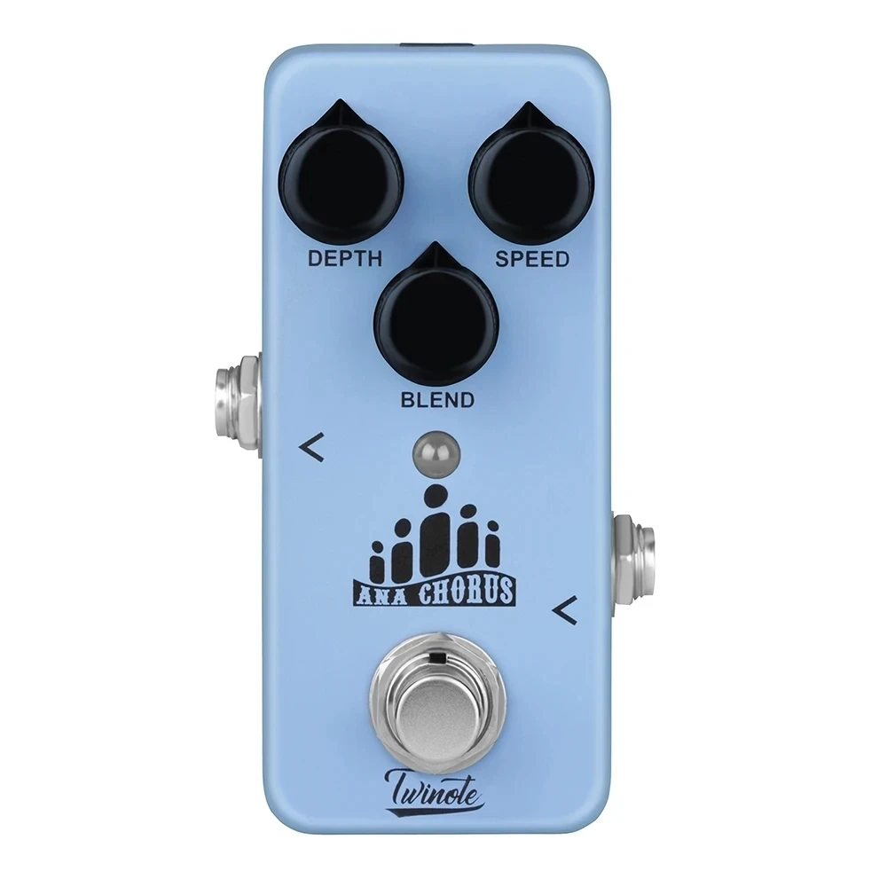 Twinote ANA CHORUS Mini Guitar Pedal Analog Chorus Guitar Effect Pedal Processsor Full Metal Shell with True Bypass